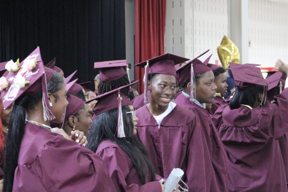 Promise Academy I Middle School scholars at their graduation ceremony during Harlem Children's Zone Graduation Week 2022