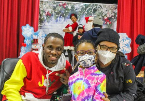 HCZ community members gather at West Side Community Center for Winter Wonderland.